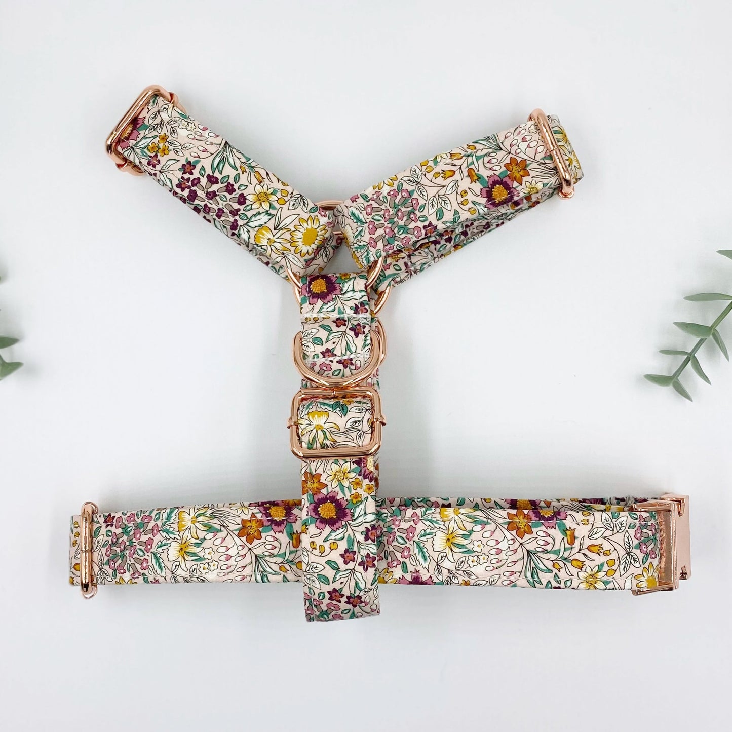 The 'Abigail' Strap Harness | Medium | Rose Gold